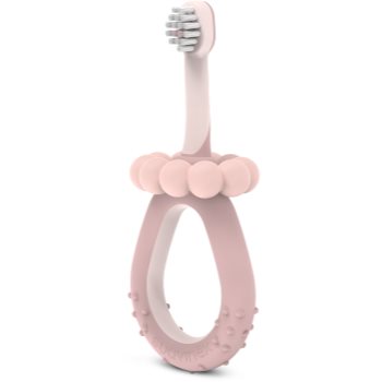 Suavinex Baby Training Toothbrush зубна щітка для дітей 0-2 y Pink 1 кс