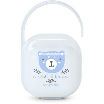 Suavinex Wild & Free Soother Holder футляр для пустушки Blue 1 кс