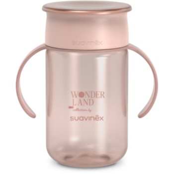Suavinex Wonderland 360° Trainer Cup тренувальний кухоль з ручками Pink 12m+ 340 мл