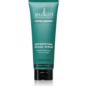 Sukin Super Greens exfoliant facial pentru netezirea pielii pentru ten normal spre uscat notino.ro