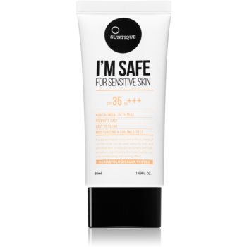 SUNTIQUE I'M SAFE For Sensitive Skin protectie solara minerala 100% pentru fata si corp SPF 35