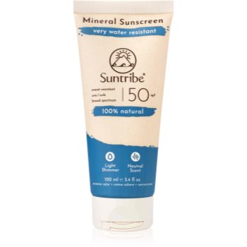 Suntribe Mineral Sunscreen crema de fata cu minerale pentru protectie SPF 50