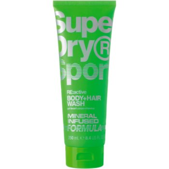 Superdry re:active gel de dus pentru corp si par pentru bărbați