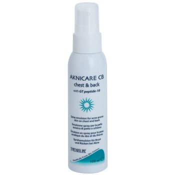 Synchroline Aknicare CB emulsie spray pentru reducere acnee de pe spate si piept (spray imagine noua