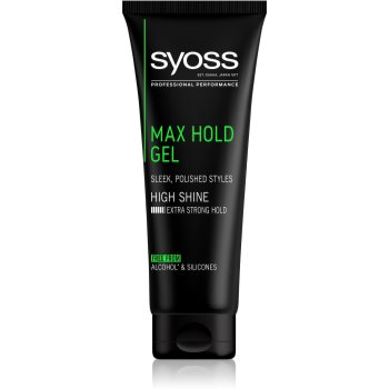 Syoss Max Hold gel de păr cu fixare puternică pentru barbati
