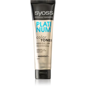 Syoss color toner platinum toner pentru neutralizarea tonurilor de galben