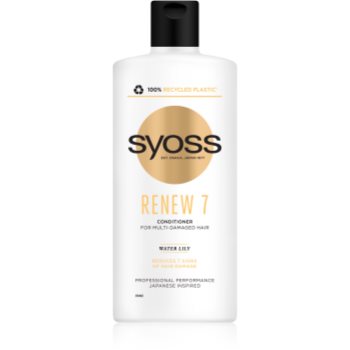 Syoss renew 7 balsam intensiv cu efect regenerator balsam regenerant intensiv pentru par foarte deteriorat