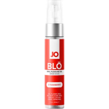 System JO BLŌ Oral Pleasure Gel охолоджуючий гель для пеніса Strawberry 30 мл