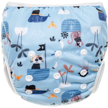 T-TOMI Diaper Swimwear Pirates scutece lavabile tip slip de înot Diaper imagine noua