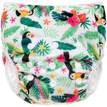 T-TOMI Diaper Swimwear Parrots scutece lavabile tip slip de înot Diaper imagine noua
