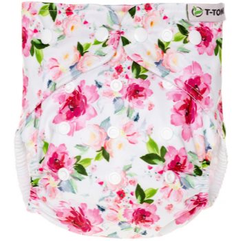 T-TOMI Pant Diaper AIO Changing Set Snaps scutec lavabil tip chiloțel, cu inserție absorbantă cu capse