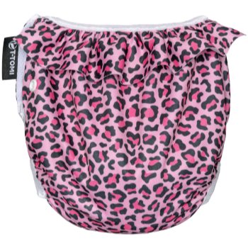 T-tomi diaper swimwear pink gepard scutece lavabile tip slip de înot
