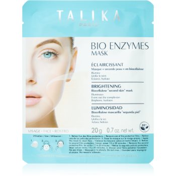 Talika Bio Enzymes Mask Brightening mască textilă iluminatoare