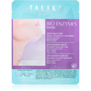 Talika Bio Enzymes Anti-Aging Neck Mask masca pentru celule cu efect de întărire