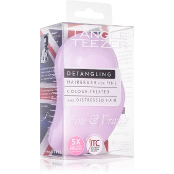 Tangle Teezer Fine & Fragile Pink dawn perie pentru par fragil 2 - Sellmag.ro