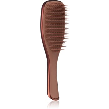 Tangle Teezer Ultimate Detangler Chrome perie de tip paletă pentru păr drept și ondulat