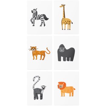 TATTonMe AR Set African Animals tatuaj pentru copii