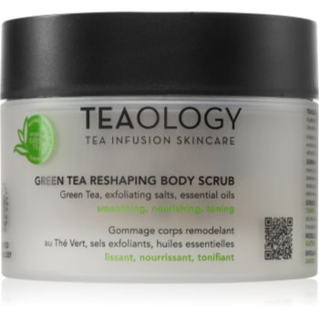 Teaology Green Tea Reshaping Body Scrub exfoliant de corp pentru matifiere