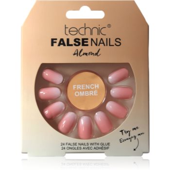 Technic Cosmetics False Nails Almond unghii artificiale