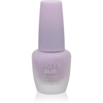 Technic Cosmetics Matte Nail Varnish lac de unghii cu rezistenta indelungata cu efect matifiant