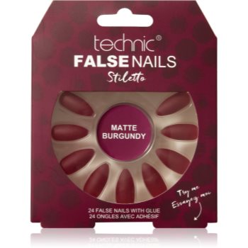 Technic Cosmetics False Nails Stiletto unghii artificiale