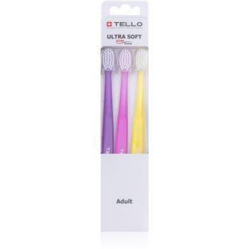 TELLO 6240 Ultra Soft 3pack perie de dinti