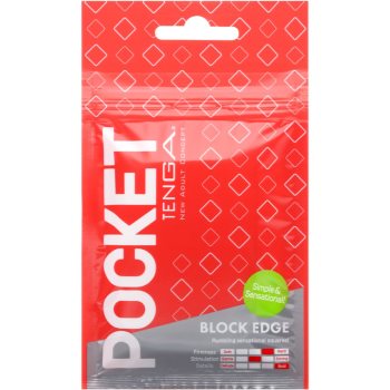 Tenga Pocket Block Edge masturbator de unică folosință