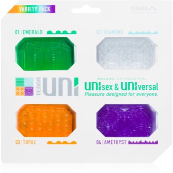 Tenga Uni Variety pack set de masturbatoare Amethyst