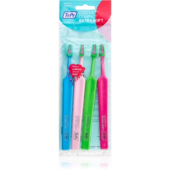 Tepe colour compact perii de dinți soft 4 pc
