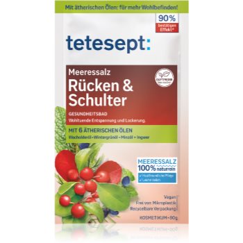 Tetesept Sea Bath Salt Back and Shoulder Muscles sare de baie calmanta