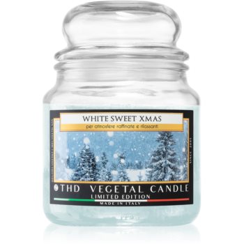 THD Vegetal White Sweet Xmas lumânare parfumată lumânare imagine noua