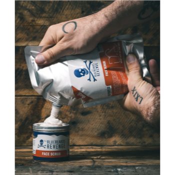 The Bluebeards Revenge Face Scrub Refill Pouch demachiant cu efect de peenling pentru barbati - 1 | YEO
