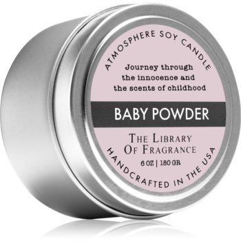 The Library of Fragrance Baby Powder lumânare parfumată notino.ro