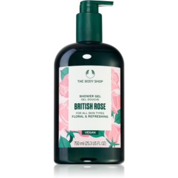 The Body Shop British Rose Shower Gel gel de dus hidratant vegan