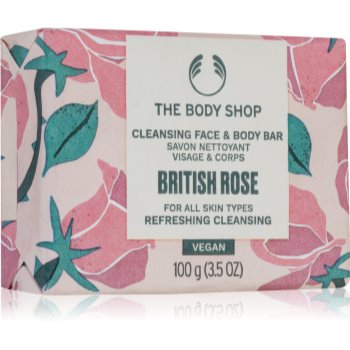 The Body Shop British Rose săpun solid corp si fata