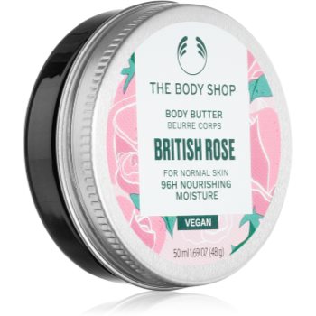 The Body Shop Body Butter Brirish Rose unt pentru corp cu efect de nutritiv