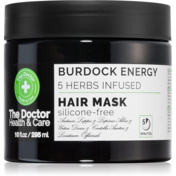 The Doctor Burdock Energy 5 Herbs Infused mască fortifiantă pentru păr