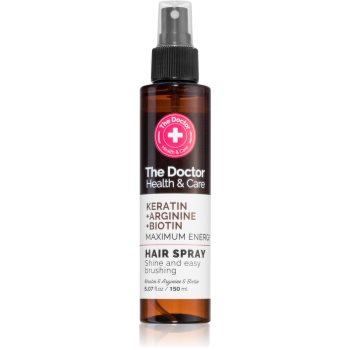 The Doctor Keratin + Arginine + Biotin Maximum Energy balsam hranitor fara clatire cu keratina