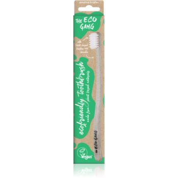 The eco gang bamboo toothbrush sensitive perie de dinti