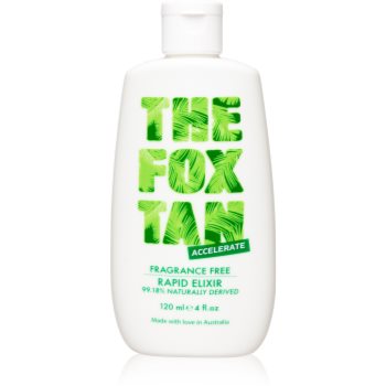 The Fox Tan Fragrance Free Elixir crema de corp accelerator de bronzare