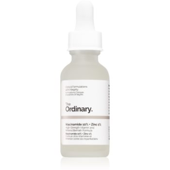 The Ordinary Niacinamide 10% + Zinc 1% ser facial cu efect iluminator