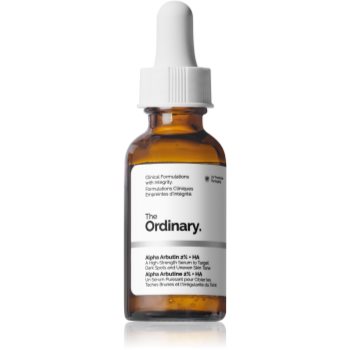 The Ordinary Alpha Arbutin 2% + HA ser facial cu efect iluminator cu acid hialuronic