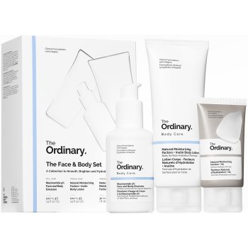 The Ordinary The Face & Body Set set cadou corp si fata
