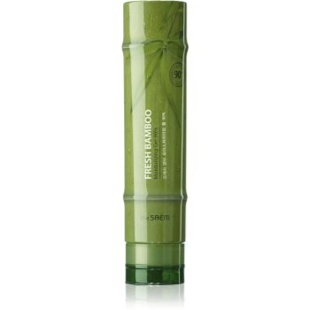 The Saem Fresh Bamboo Moisturizing Gel gel hidratant cu efect de calmare pentru fata si corp