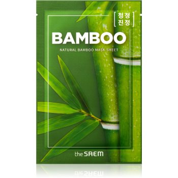 The saem natural mask sheet bamboo masca de celule cu efect de fermitate