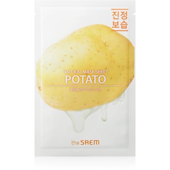 The saem natural mask sheet potato mască textilă revitalizantă