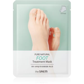 The saem pure natural foot treatment masca hidratanta pentru picioare