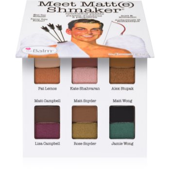 theBalm Meet Matt(e) Shmaker paleta farduri de ochi