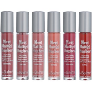 theBalm Meet Matt(e) Hughes Mini Kit set de rujuri lichide pentru un efect de lunga durata - imagine 2