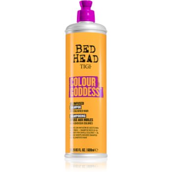 TIGI Bed Head Colour Goddess sampon pe baza de ulei pentru par vopsit sau suvitat